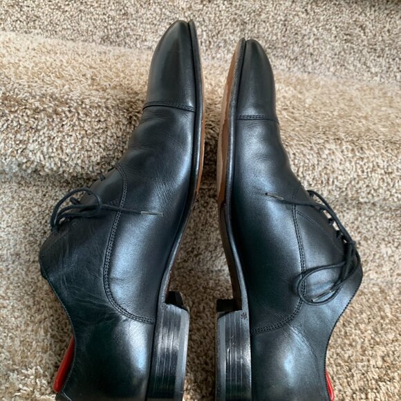 Chanel Uniform Men\'s Black Lace- up Leather Shoes- main image 10
